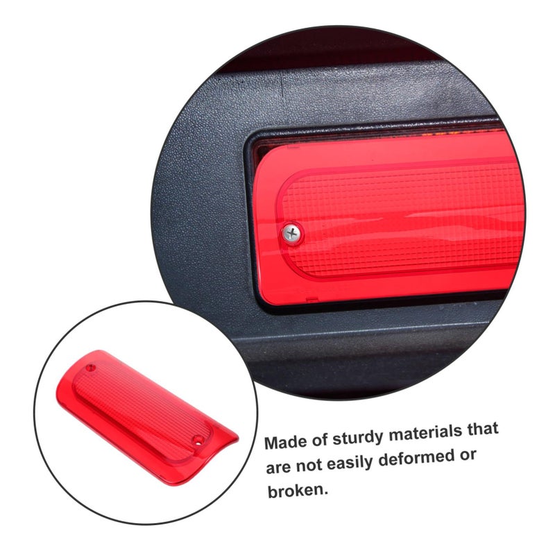 Red Durable Third Brake Light Lens Easy Install Replacement - Image 4