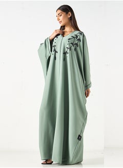 Hadiyath Al Madinah Embroidered Bisht Abaya - HM  - Image 1