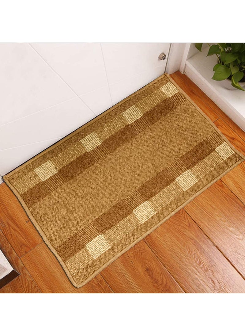 Status Contract Status Contract Polypropylene Anti Slip Floor Door Mat in Home Kitchen Office Entrance Mats (45X70 Cm, Beige)  - Image 1