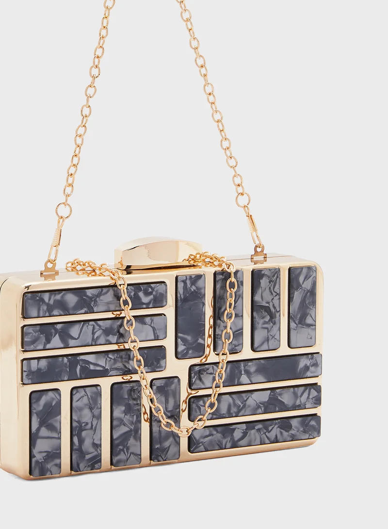 ايلا ليمتد اديشن Acrylic Box Clutch Bag