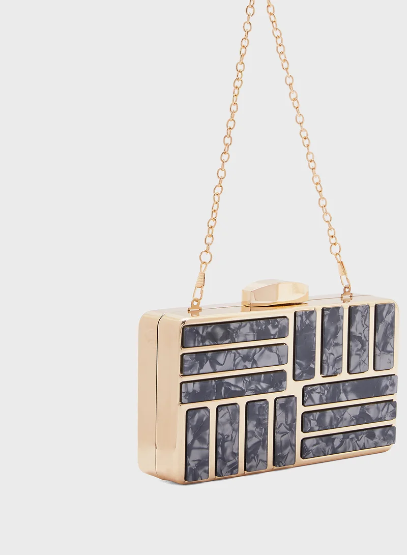ايلا ليمتد اديشن Acrylic Box Clutch Bag