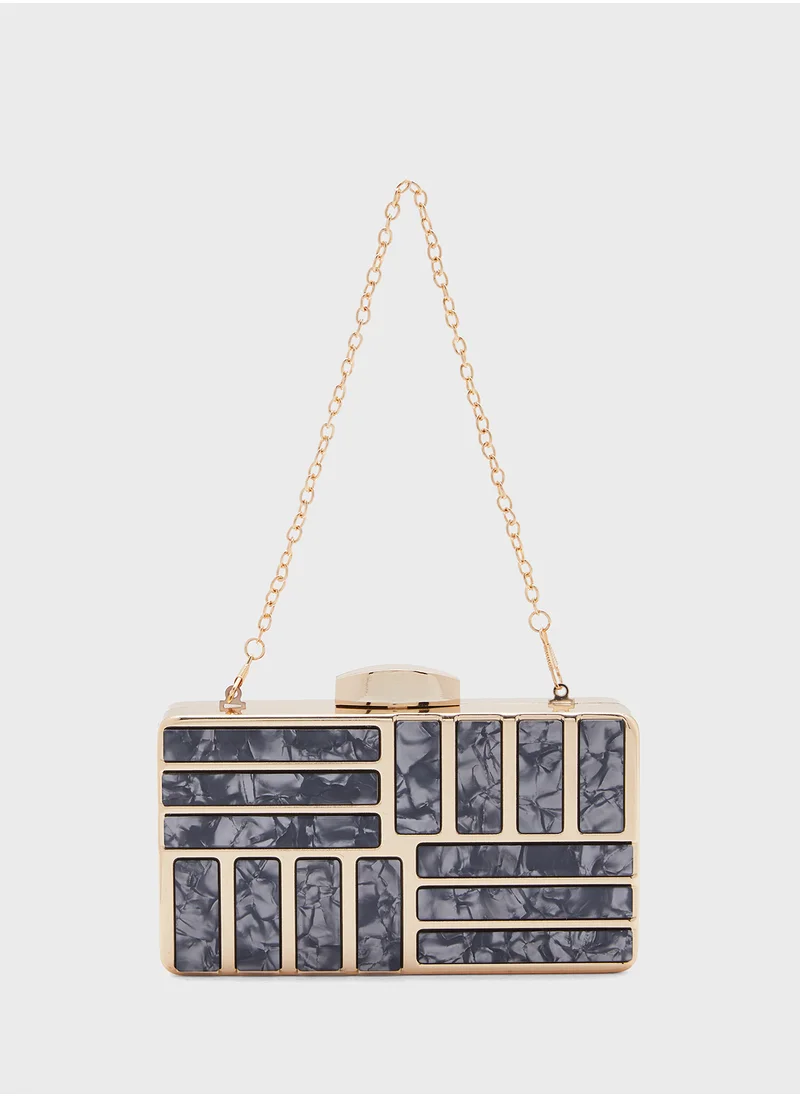 Ella Limited Edition Acrylic Box Clutch Bag