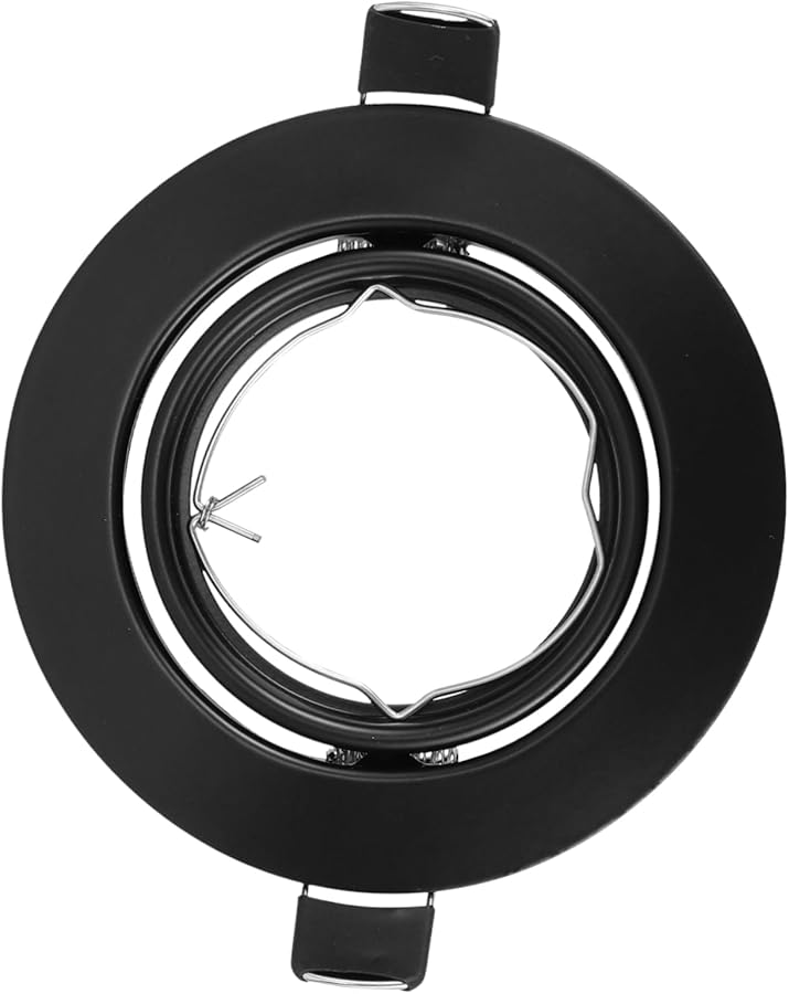 Black Recessed Light Trim Ring Cover for Can Lights Decorative Spotlight Lighting - Image 2