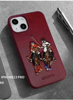 Jockey Series, Back Case Cover for iPhone 13 Pro (RED)
