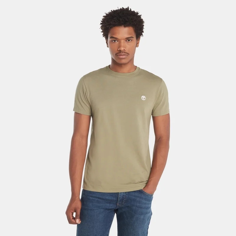 Timberland Men's Oyster River Chest Logo T-Shirt