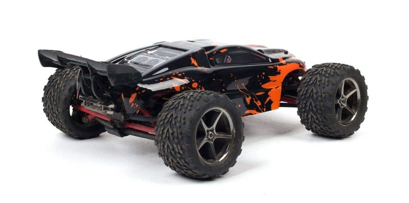 SummitLink Compatible Custom Body Muddy Orange Over Black Replacement for 1/16 Scale RC Car or Truck (Truck not Included) ERMN-BR-03 - Image 3