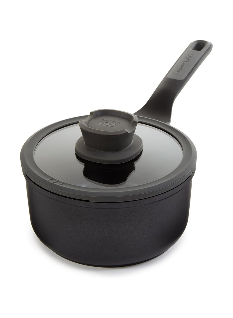 Berghoff  Leo Covered Saucepan Stone+ 18Cm - Image 1