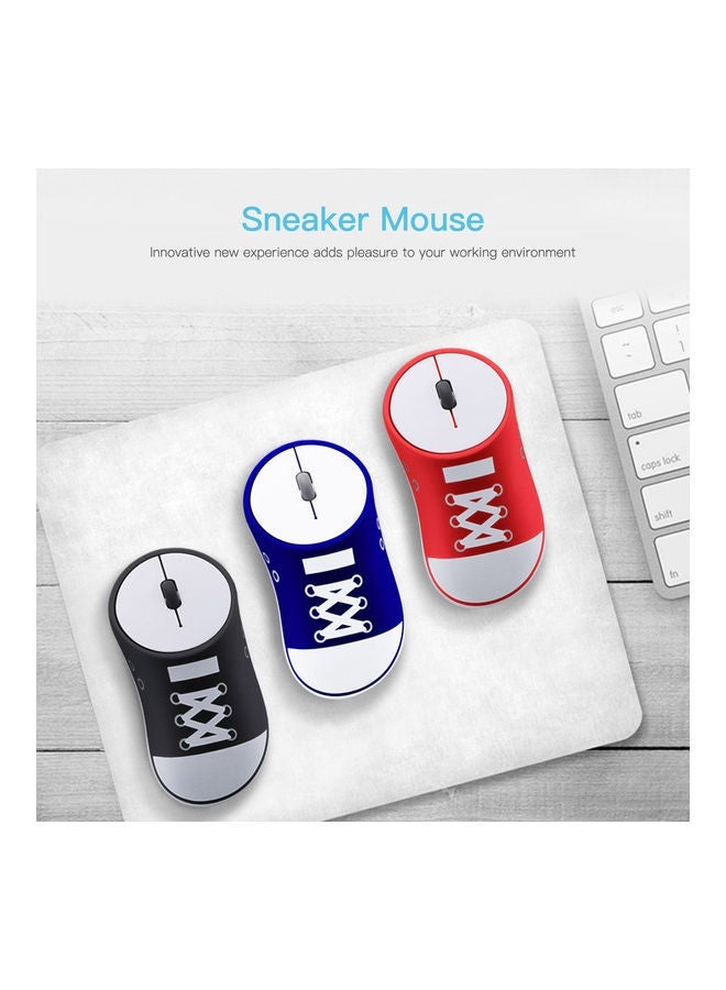 NIBEMINENT Wireless Rechargeable Sneaker 2.4G Mouse Black  - Image 2