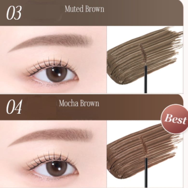 Dasique Pro Slim Brow Mascara – 04 Mocha Brown - Image 2