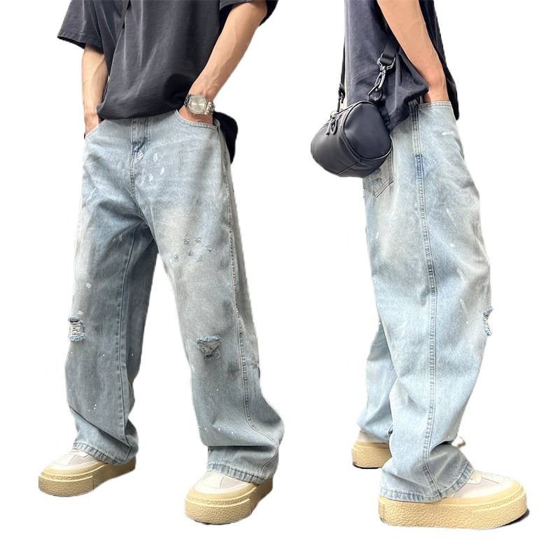 Unisex Casual Daily Denim Jeans - Image 5
