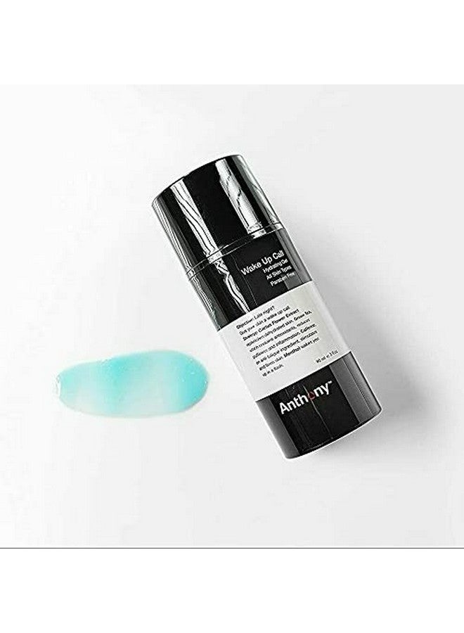 Anthony Wake Up Call, 3 Fl Oz, Face And Anti-Puffiness - Tired Skin Refresher & Moisturizer With Caffeine, Menthol, Green Tea, And Shea Butter