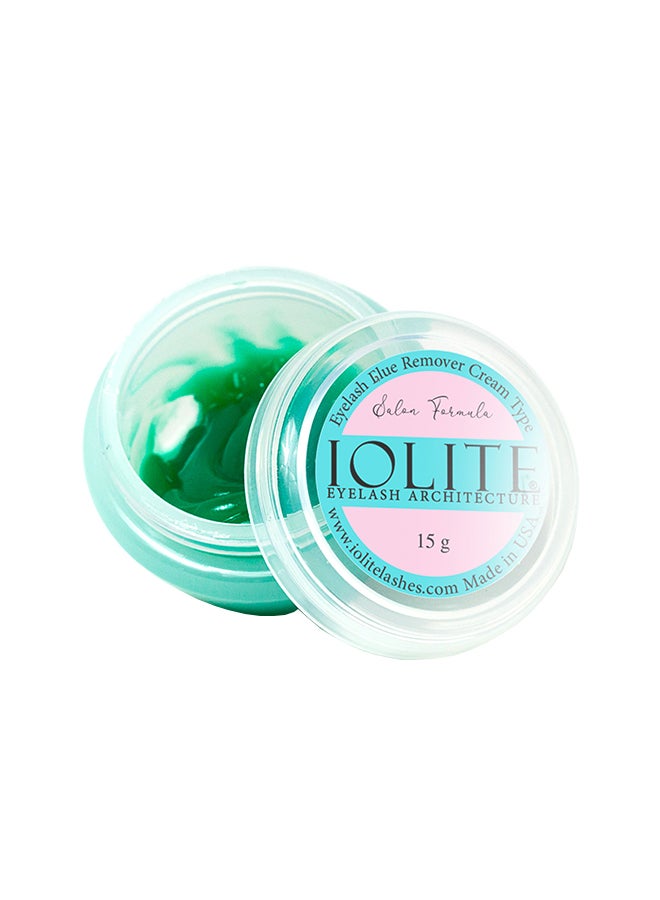 Iolite Lash Glue Remover Cream – Professional Eyelash Extension Adhesive Remover | Gentle Cream Formula for Safe Lash Extension Removal