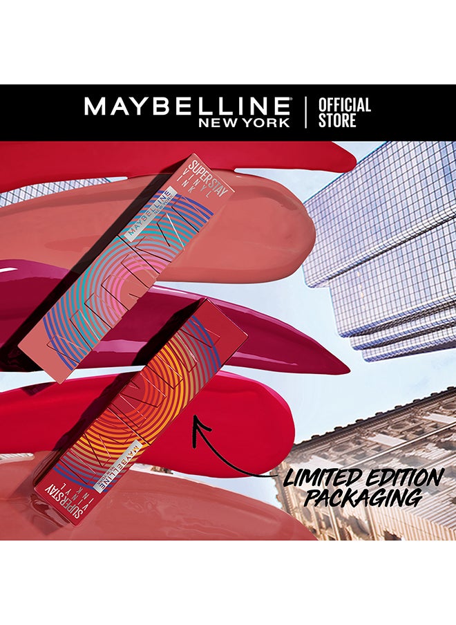 MAYBELLINE NEW YORK - Superstay Vinyl Ink Lipstick - Music Collection Limited Edition (15, Peachy) - Image 1