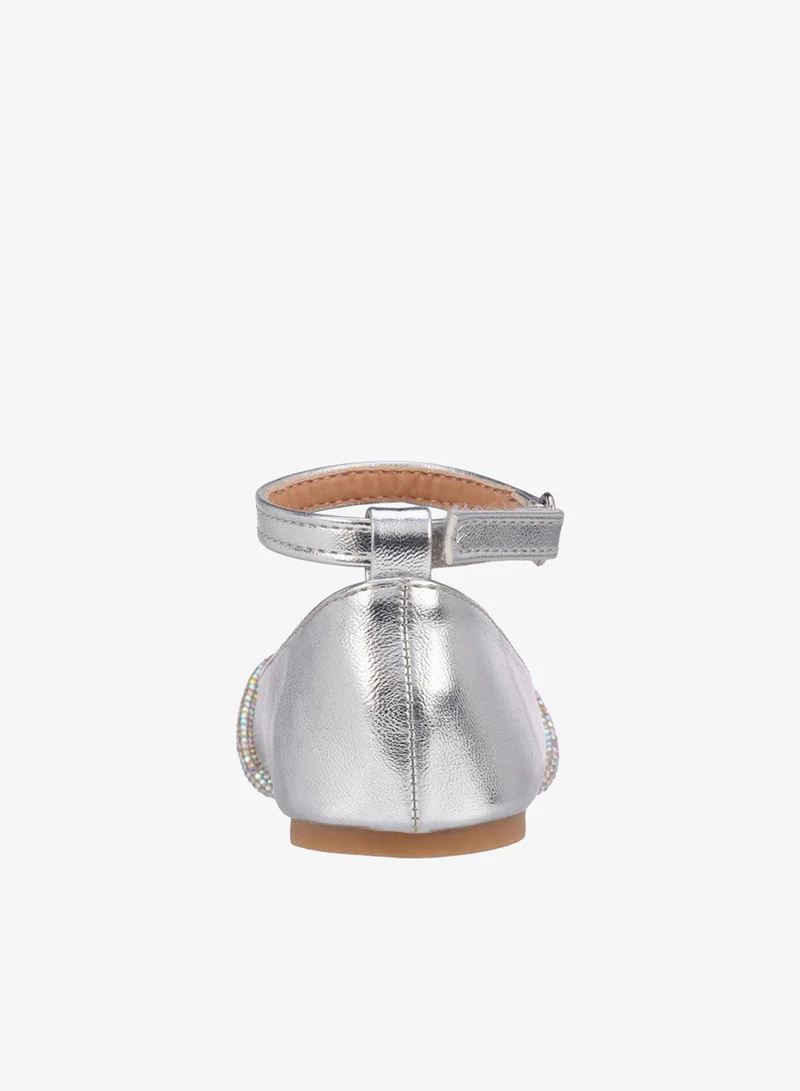 Flora Bella By Shoexpress Flora Bella Girls Embellished Hook & Loop Mary Jane Shoes