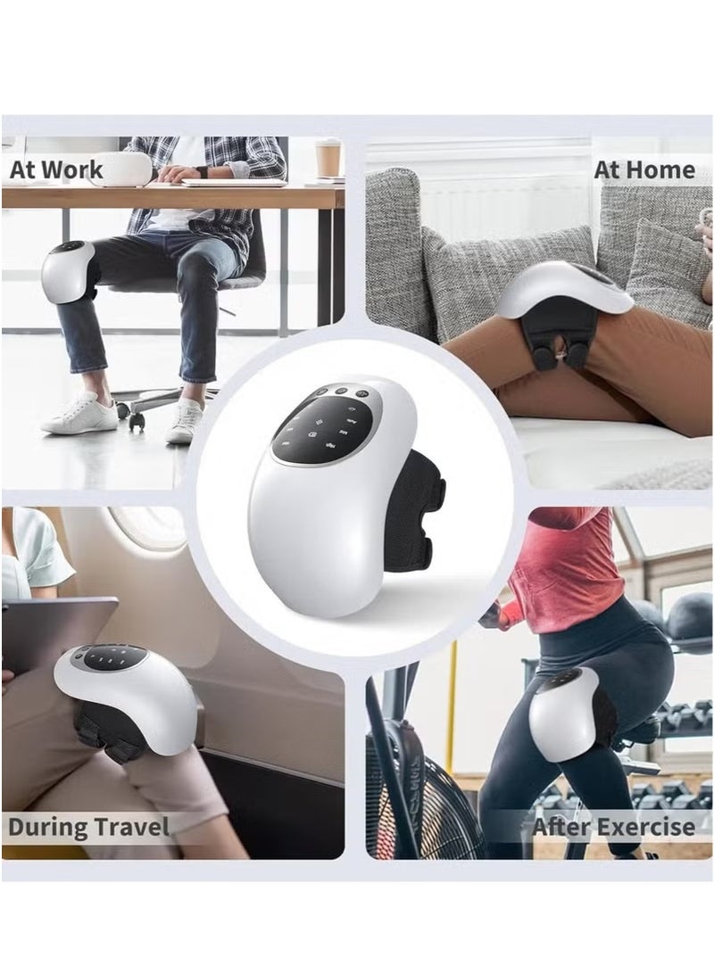 A ZONE Portable Knee Massager with Heat & Vibration – Smart Hot Compress, LED Screen, Infrared, Laser Kneecap Relaxing Massager for Elbow, Shoulder, Joint Pain Relief, Stiffness Relief - Image 4