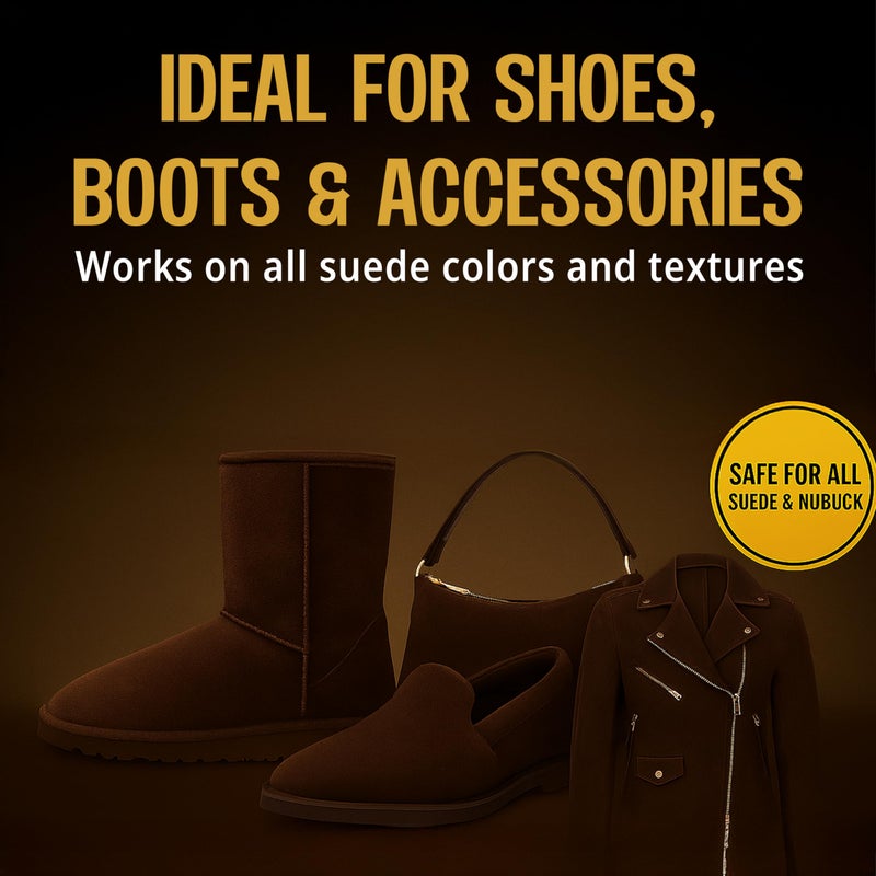 Eagle Dark Brown Suede Dye for Shoes, Boots, & Accessories â€“ Permanent Suede Color Restorer with Built-in Applicator â€“ Shoe Dye for Touch-Ups, Customization & Repairs â€“ 3 fl oz - Image 3