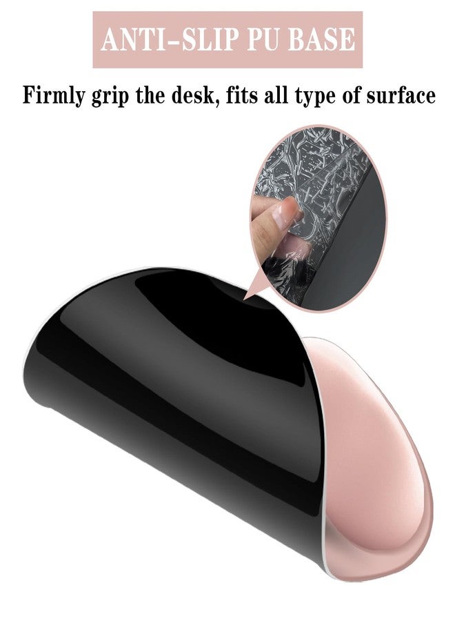 KEPUTAIER Mouse Pad with Wrist Rest,Ergonomic Mouse Pad with Comfortable Gel Wrist Rest Support and Non-Slip PU Base for Easy Typing Pain Relief, Durable and Washable Desk Mouse Pad(Pink) - Image 4