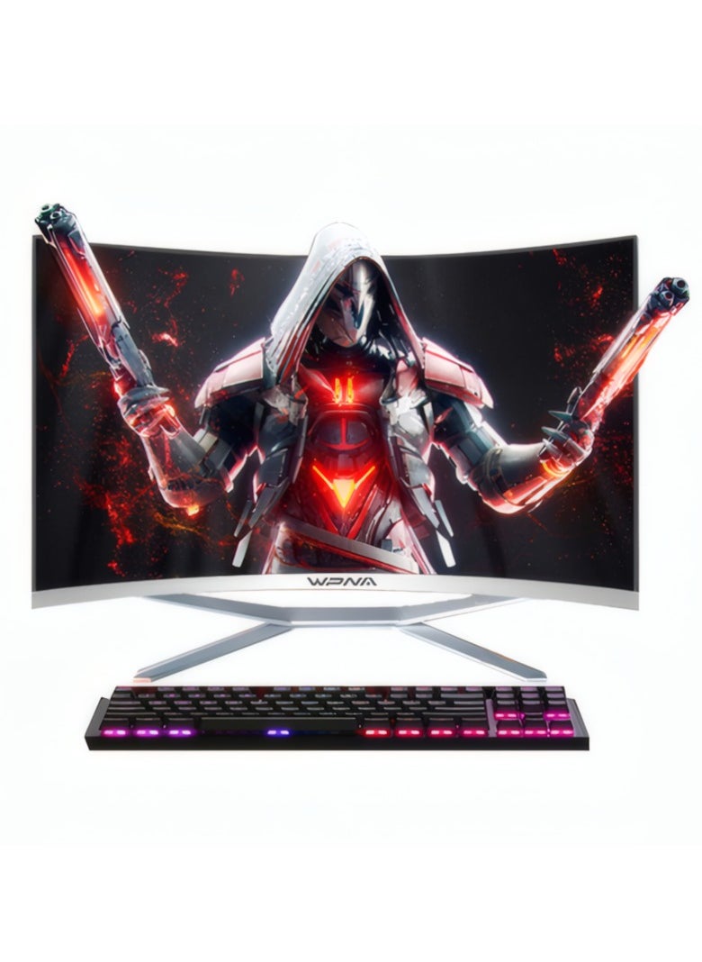 WPNA - All-In-One 24-inch Desktop, Core i7-4790 Processor/8GB RAM/256GB SSD/With Keyboard And Mouse/Intel UHD Graphics/Windows 10 English /White/C24 - Image 1