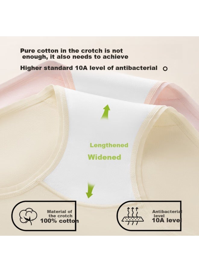 PLANDOO Palanduo Pure Cotton Underwear For Women, Xinjiang Long-staple Cotton, 10a Antibacterial Extended Crotch, Skin-friendly, No Wedgie, XL - Image 3