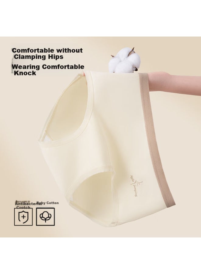 PLANDOO Palanduo Pure Cotton Underwear For Women, Xinjiang Long-staple Cotton, 10a Antibacterial Extended Crotch, Skin-friendly, No Wedgie, XL - Image 2