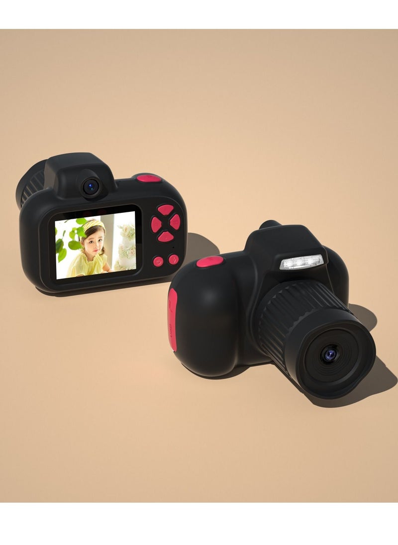 Kids Camera, Digital Camera for Kids 4-12 Year Old Boys/Girls, 2.4 inch IPS Screen Toddler Camera, Birthday Gifts for Kids, Video Camcorder with Fill Light, 32GB TF Card (Black)  - Image 1