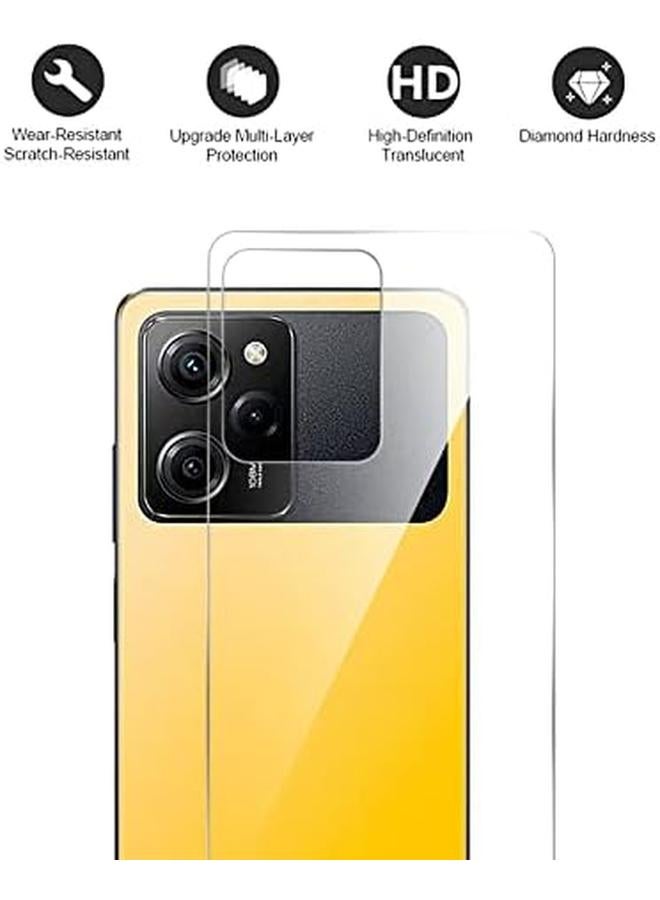 erorex 3 Pack Back Protector Compatible With Xiaomi Poco X5 Pro Flexible Tpu Ultra Thin Scratch Resistant Case Friendly Back Protector Film For Xiaomi Poco X5 Pro Transparent  - Image 3