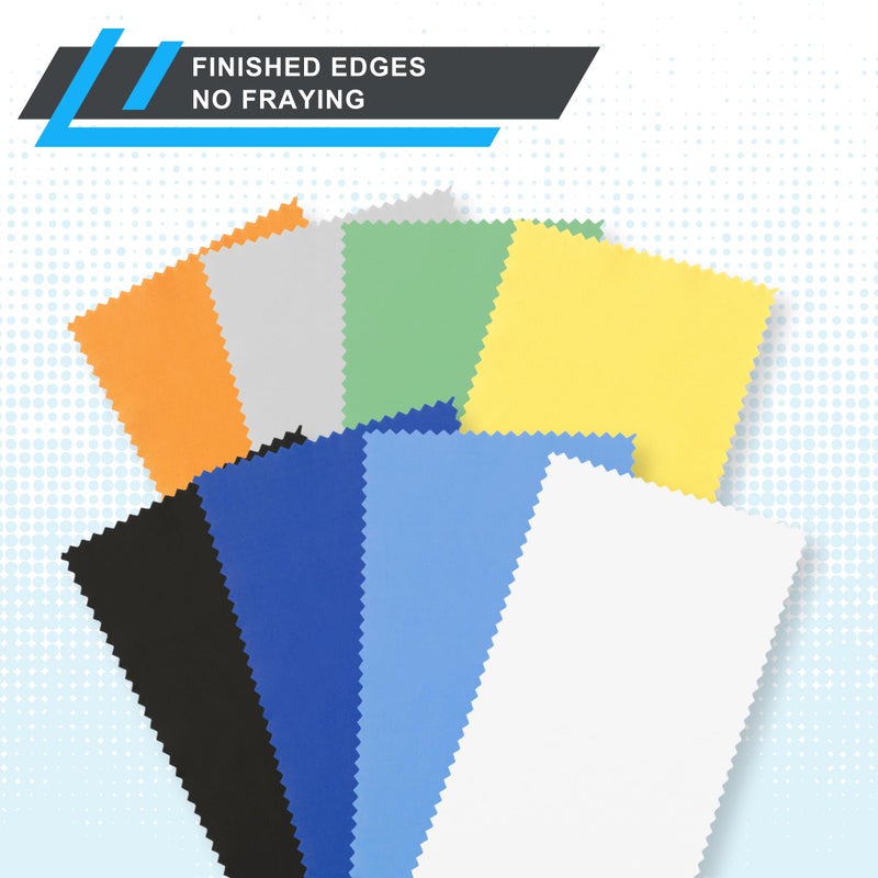 EcoFused Microfiber Cleaning Cloth 55x3 Microfiber Cloth Pack of 18 Lens Cleaning Wipes Cleaning Cloth for Glasses Eyeglasses Camera Lens Phones - Image 5