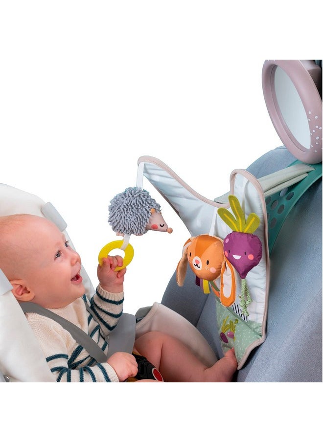 Taf Toys Taf Toys Infant Car Seat Development Center Newborn Baby Essentials Must Haves Toy, Car Seat Accessories Activity Center with Car Seat Mirror, for Newborn Toys 0 3 Months Brain Development  - Image 1