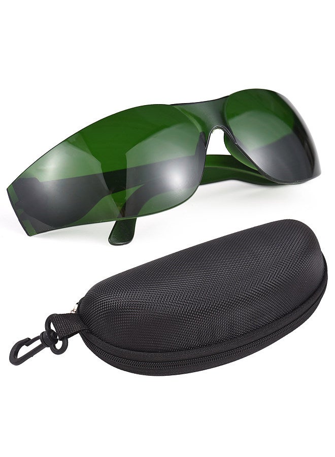 Laser Light Protective Goggles Professional Laser Safety Glasses for 190-470nm and 610-760nm Wavelength and Blue/Red/Purple Light Shield Eyewear with A Case  - Image 1