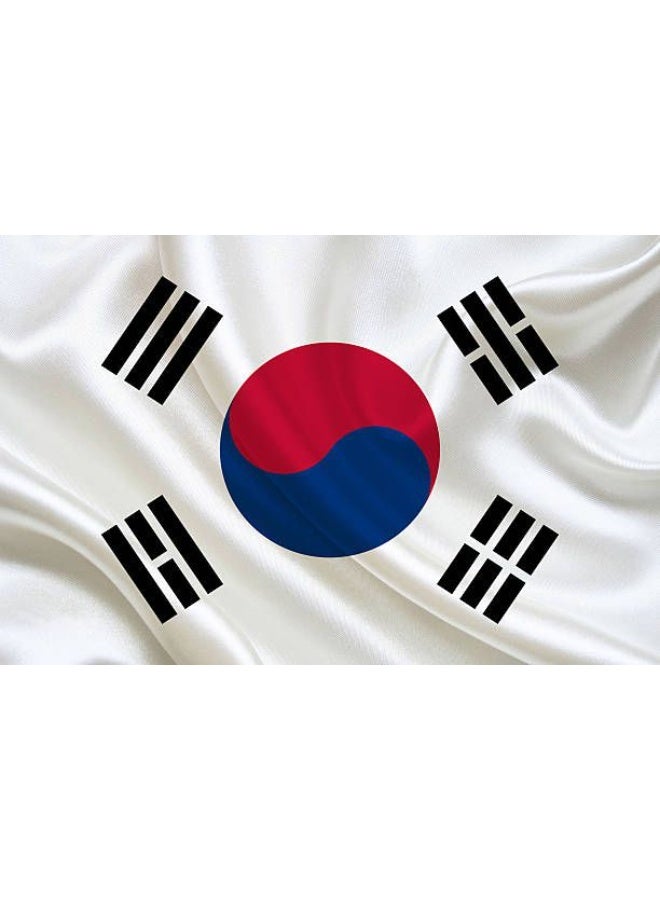 ARS South Korea Flag - Heavy-Duty 210D Satin, South Korea Flag for Outdoor/Indoor, Fade Resistant, Flag Day, And Home-Polyester, Sport Day, FIFA World Cup-Size Available - Image 3