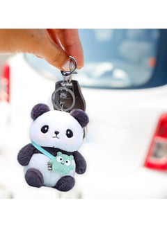 SUNSAR Panda Keychain, 2 Pcs Panda Plush Keychain, Stuffed Keyring Charm, Cute Keychain Plush Decoration Keyrings Soft Plush for Girls Boys Bag,Birthday Party Favors Gift  - Image 4