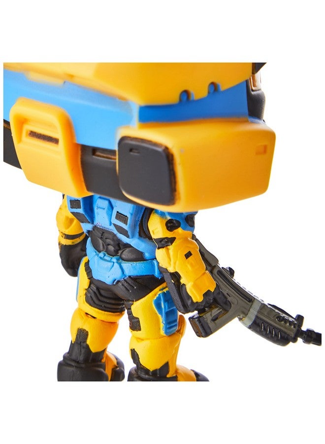 Funko Pop Games: Halo Infinite Spartan Mark Vii With Vk78 Blue & Yellow With Game Add On 3.75 Inches - Image 4