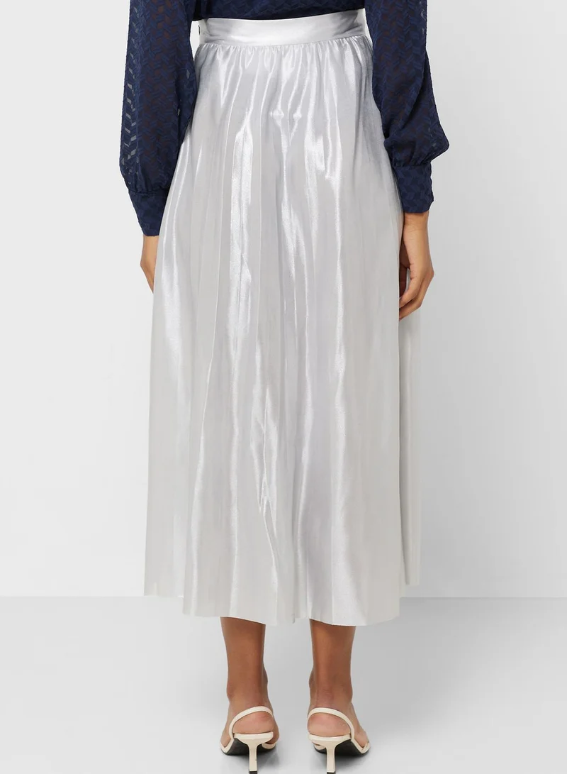 ONLY High Waist Pleated Skirt