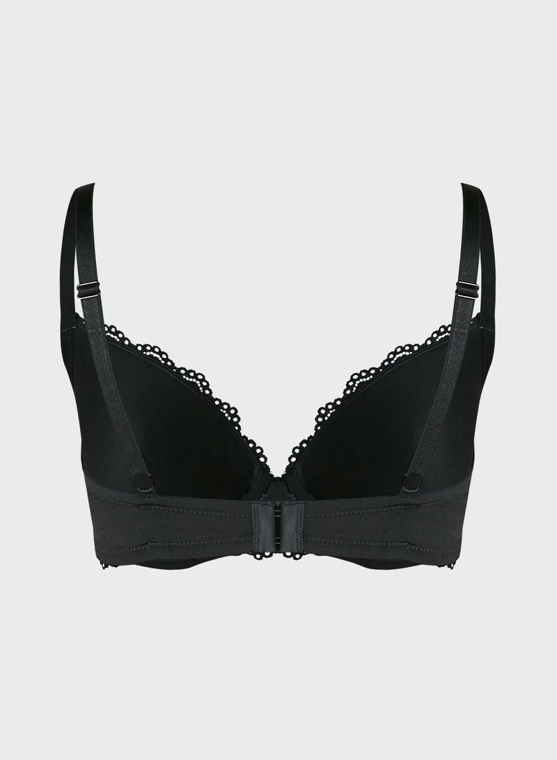 Hema Padded Lace Detail Bra