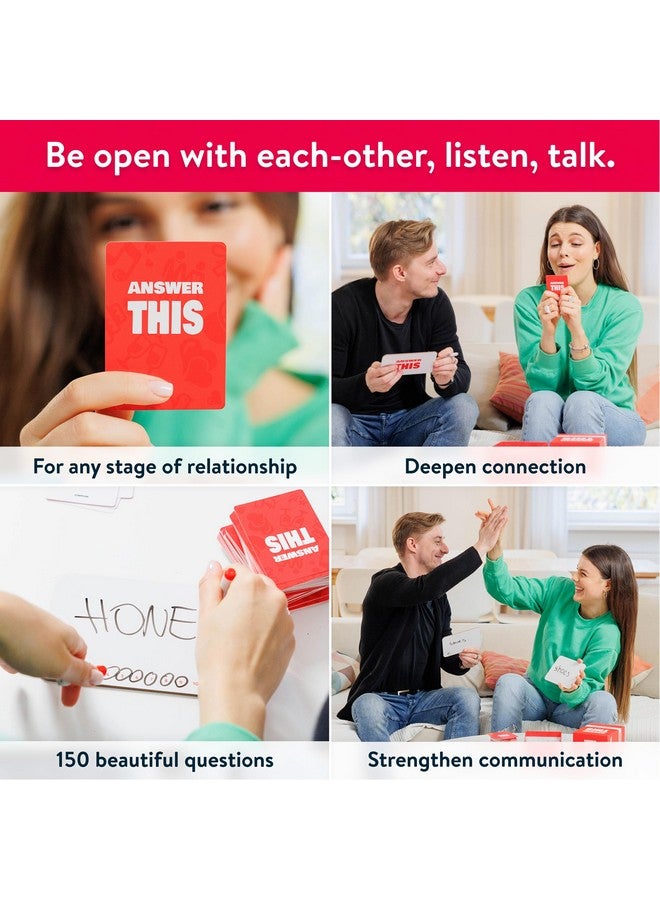 The World Game Answer This - Couples Games - How Well Do You Know Your Partner? - Relationship & Conversation Card Game for Date Night or a Party - Cool Anniversary & Valentine Gift Idea - Image 4