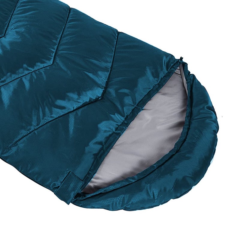 Flantree Sleeping Bag 4 Seasons Adults & Kids for Camping Hiking Trips Warm Cool Weather,Lightweight and Waterproof with Compression Bag,Indoors Outdoors Activities - Image 3