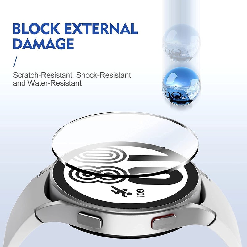 HELLOSCREEN Hydrogel Screen Protector For FIRE BOLTT THUNDER SMARTWATCH (1.32") - Anti-Scratch, Bubble-free, Edge To Edge TPU Film Screen Guard for FIRE BOLTT THUNDER (Pack of 2) - Image 4