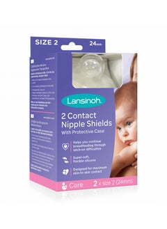 Lansinoh Contact Nipple Shield 24 mm 2 Pieces  - Image 1