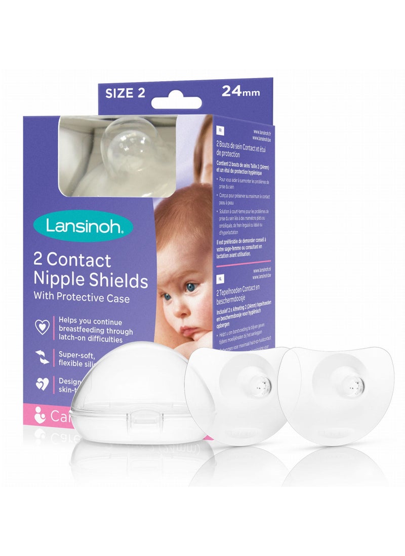 Lansinoh Contact Nipple Shield 24 mm 2 Pieces  - Image 2
