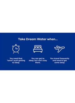 Dream Water Dream Water Sleep Gummies; Melatonin 5mg, GABA, 5-HTP; Natural Flavors and Colors; Helps You to Fall Asleep, Fast and Wake Refreshed, Snoozeberry, 60 Gummies  - Image 3