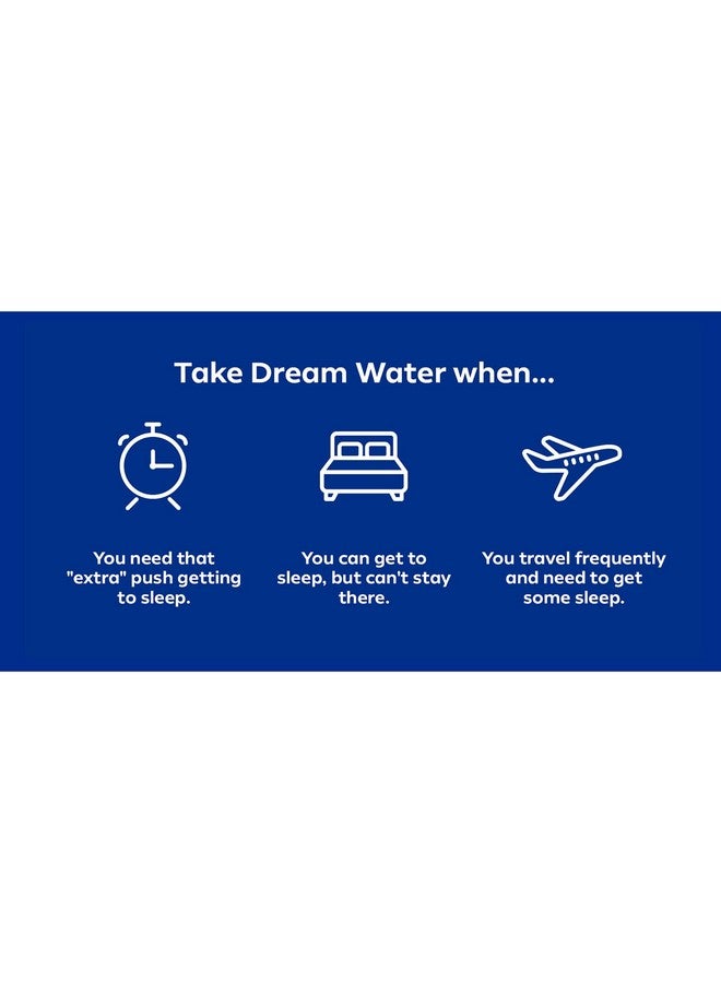 Dream Water Sleep Gummies; Melatonin 5mg, GABA, 5-HTP; Natural Flavors and Colors; Helps You to Fall Asleep, Fast and Wake Refreshed, Snoozeberry, 60 Gummies - Image 3