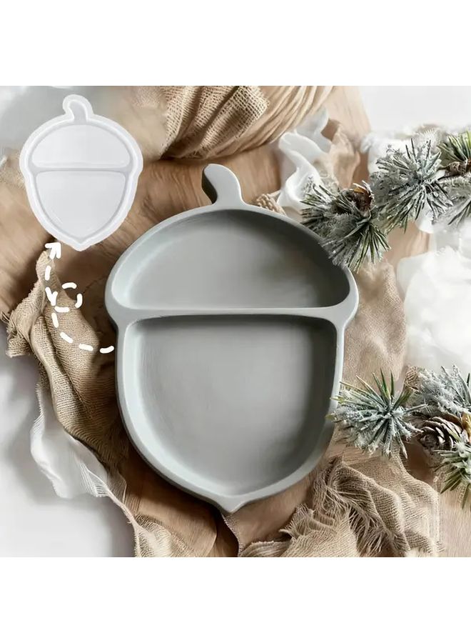 Large Acorn Tray Silicone Mold Rustic Style Centerpiece Holiday Home Decor - Image 2