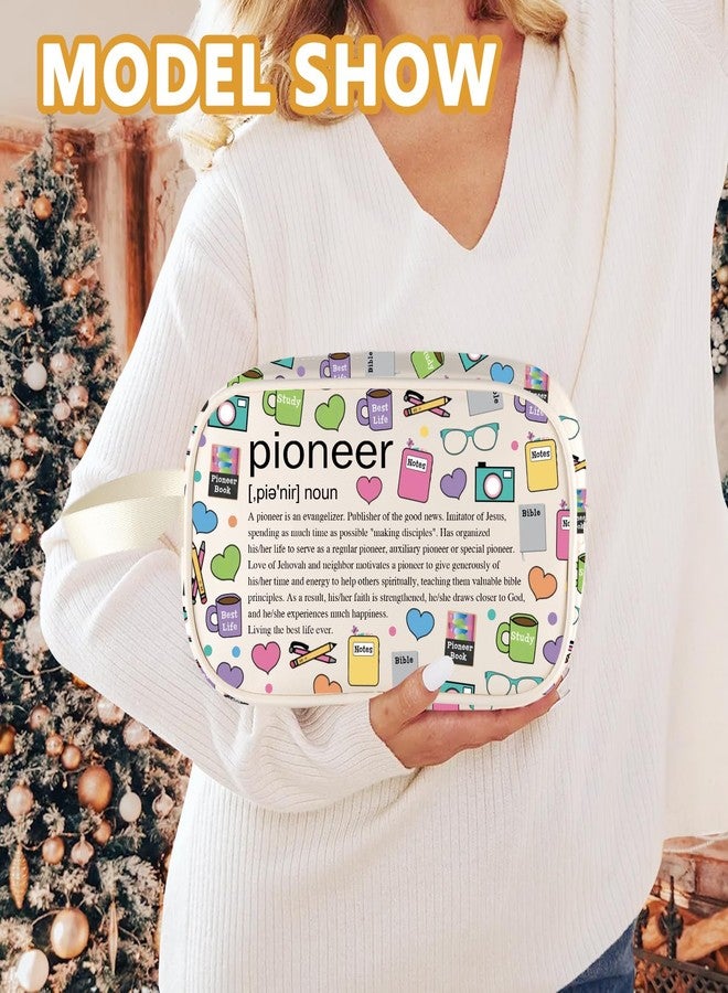 XYANFA Pioneer Jw Gift Pioneer School Makeup Bag Gift For Jehovahs Witness Jw Graduation Travel Toiletry Bag Organizer Pouch Cosmetic Bag (Pioneer tm) - Image 5