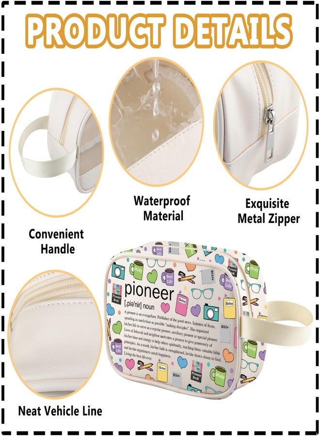 XYANFA Pioneer Jw Gift Pioneer School Makeup Bag Gift For Jehovahs Witness Jw Graduation Travel Toiletry Bag Organizer Pouch Cosmetic Bag (Pioneer tm) - Image 3