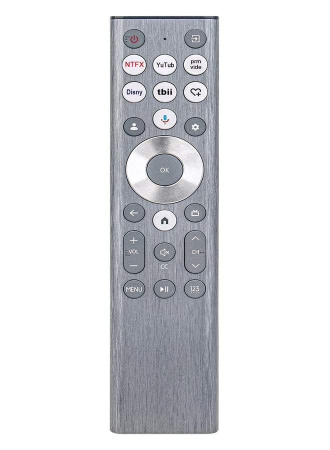 Vinabty ERF6A80 Replace Voice Remote Control with Backlit fit for Hisense U6 U7 U8 Series Mini-LED ULED 4K UHD Google Smart TV 55U8N 65U8N 75U8N 85U8N 100U8N 55U7N 65U7N 75U7N 55U6N 65U6N 75U6N 85U6N - Image 1