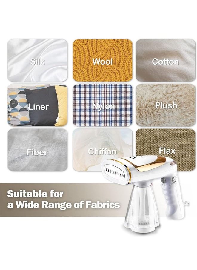 Generic Steamer for Clothes 1600W High-Power Handheld Steam Portable Foldable Travel Garment Steamer Three Speeds Adjustment Garment Steamers with Detachable 250ml Water Tank Fast Heat Up in 20s  - Image 5