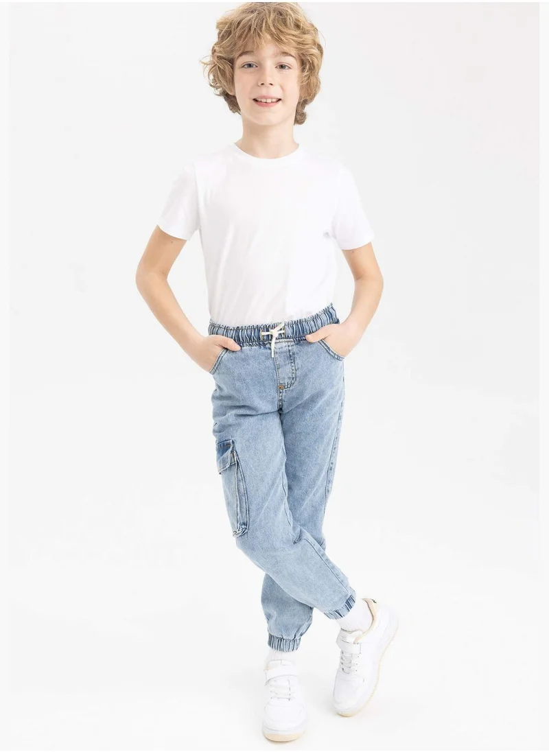 ديفاكتو Boy Cargo Fit Denim Trousers