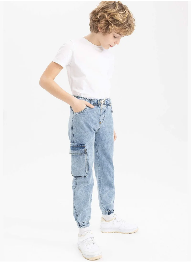 ديفاكتو Boy Cargo Fit Denim Trousers