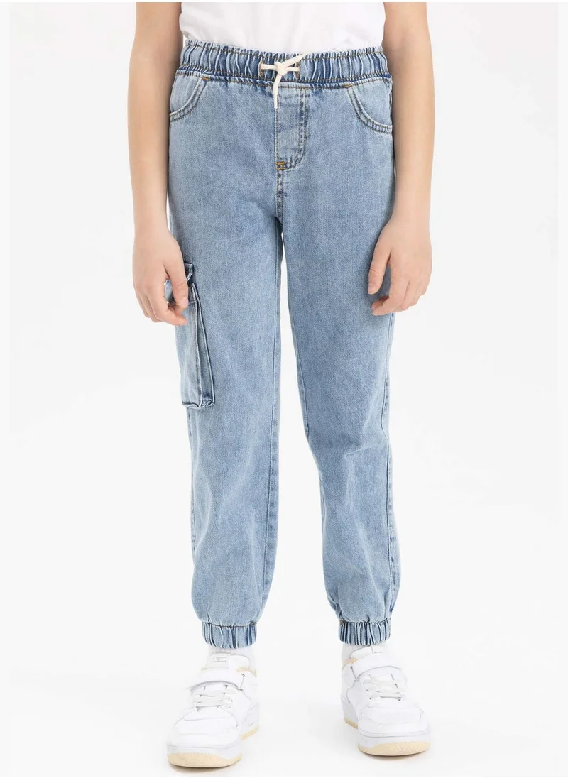 ديفاكتو Boy Cargo Fit Denim Trousers