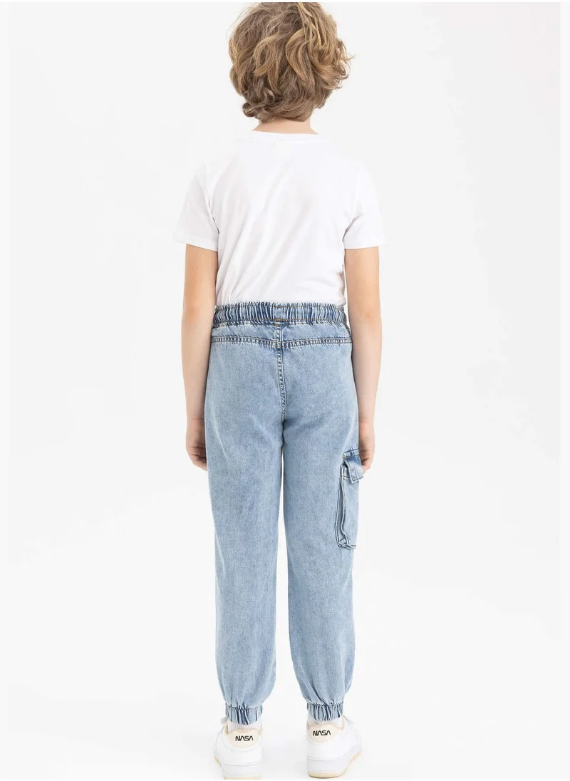 ديفاكتو Boy Cargo Fit Denim Trousers